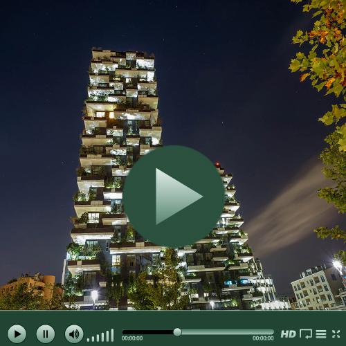 Bosco Verticale di Milano, riprese e montaggio di Droni Air